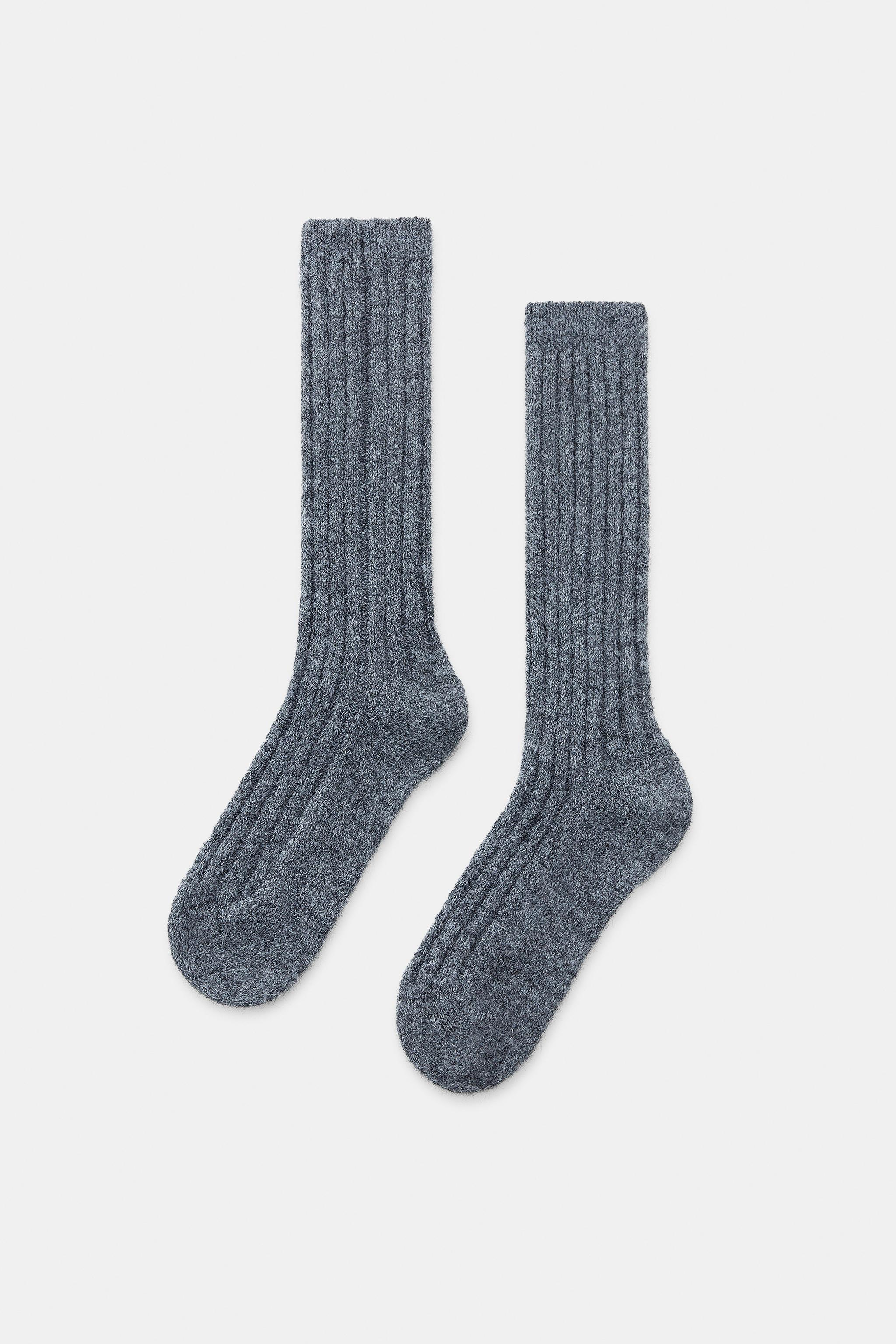 CHAUSSETTES HAUTES CANNELÉES